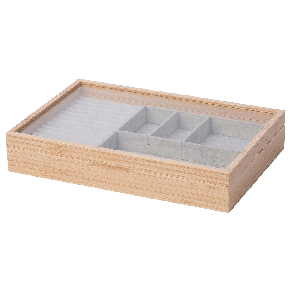 IKEA HALSREM Schmuckkästchen mit Fächern 328x218 mm Zeitlich begrenztes Angebot
