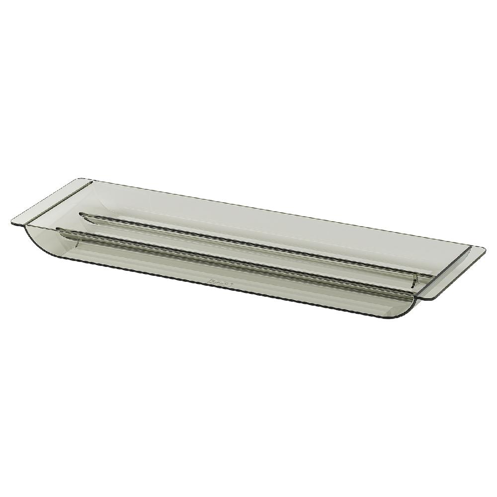IKEA VISSLAÅN Schubladeneinsatz grau 35x11x3 cm