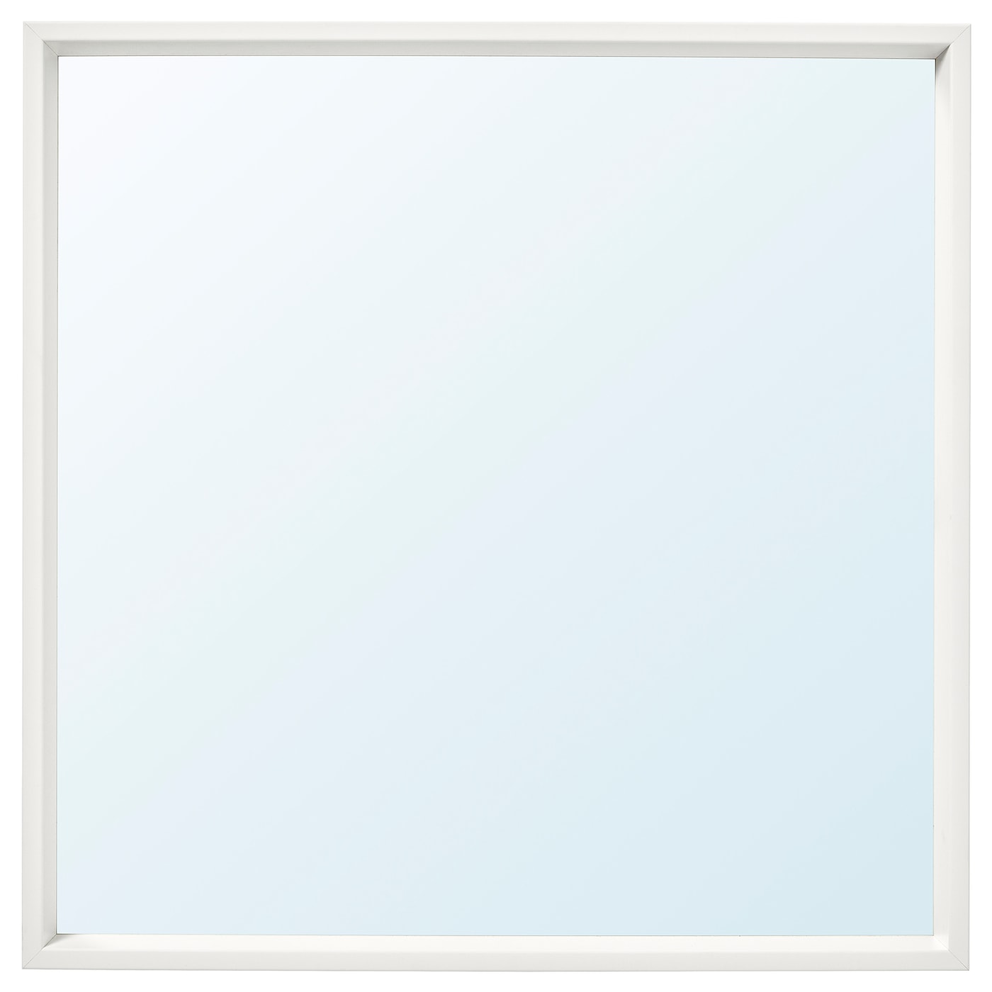 IKEA NISSEDAL Spiegel weiß 65x65 cm