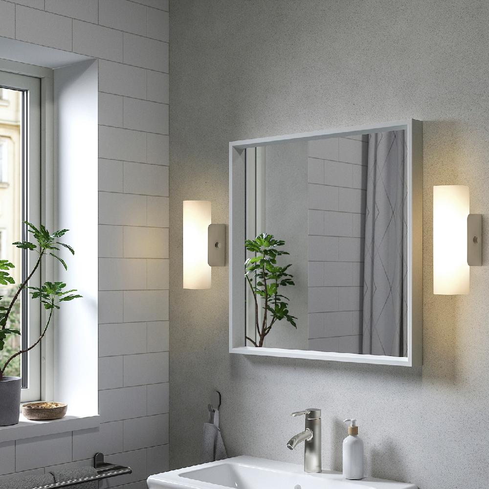 IKEA NISSEDAL Spiegel weiß 65x65 cm Wochenangebot