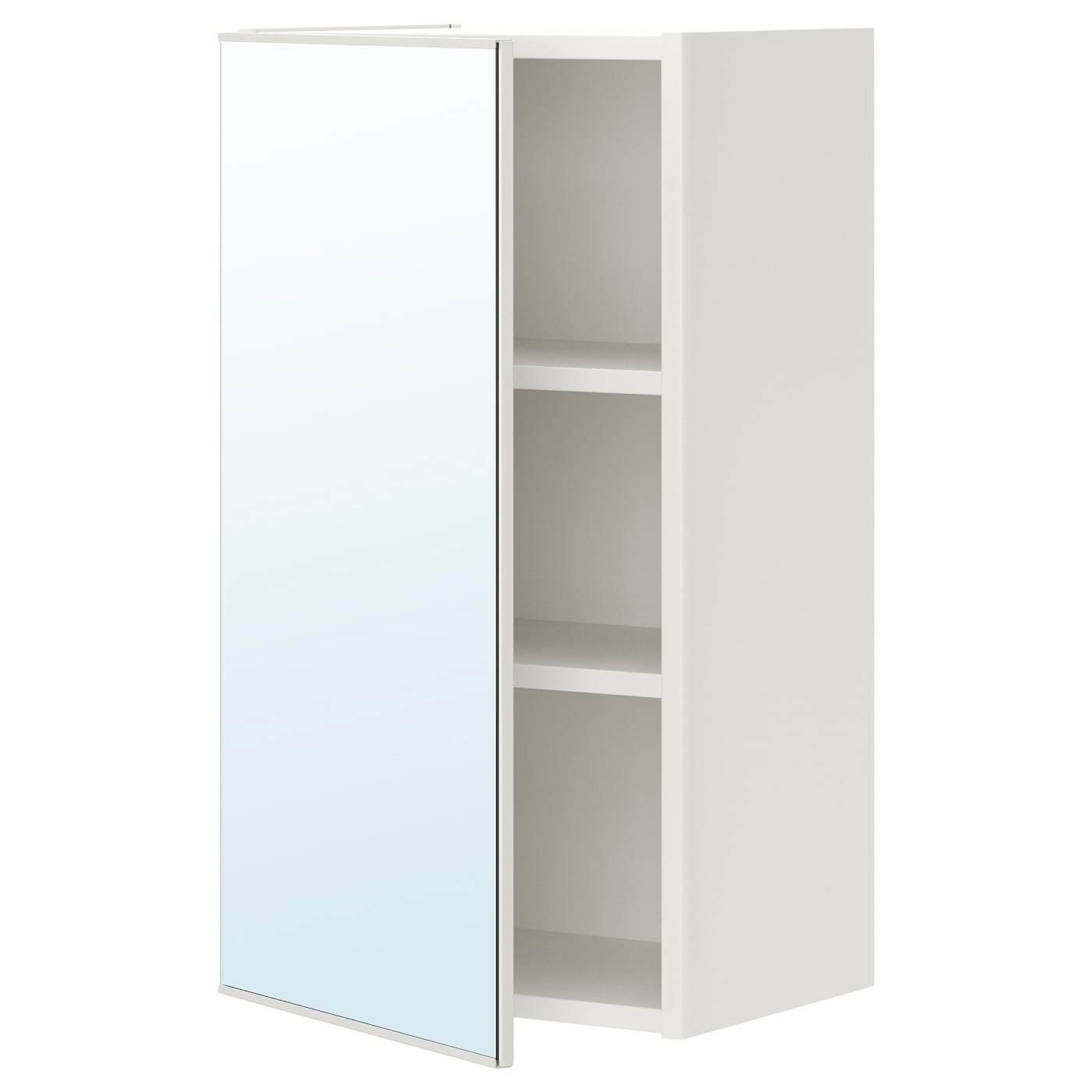 IKEA ENHET Spiegelschrank 1 Tür weiß 40x32x75 cm