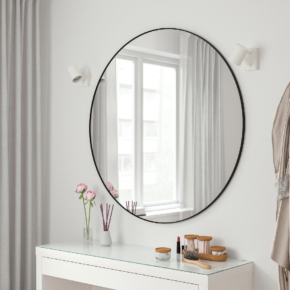 IKEA LINDBYN Spiegel schwarz 110 cm Discount Store für neue Produkte