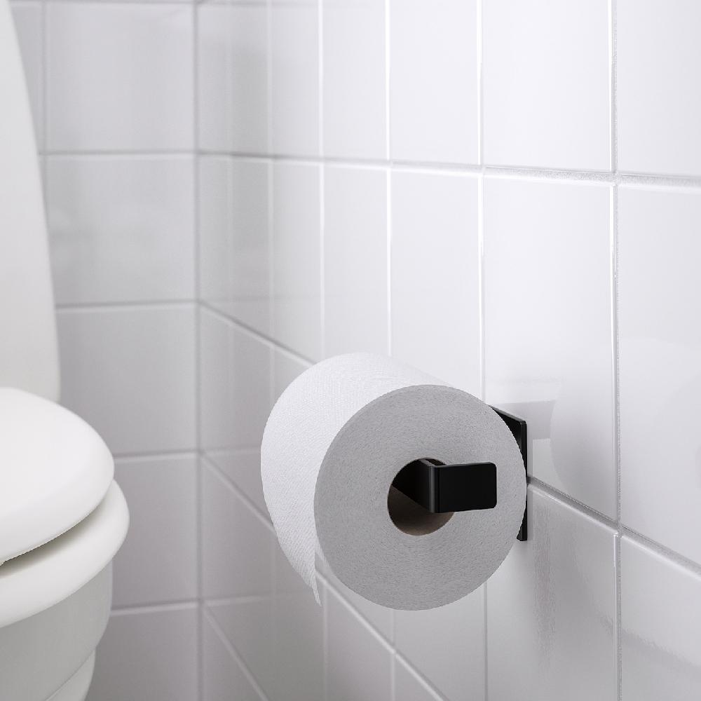 IKEA SKOGSVIKEN Toilettenpapierhalter schwarz Kostenloser Versand international