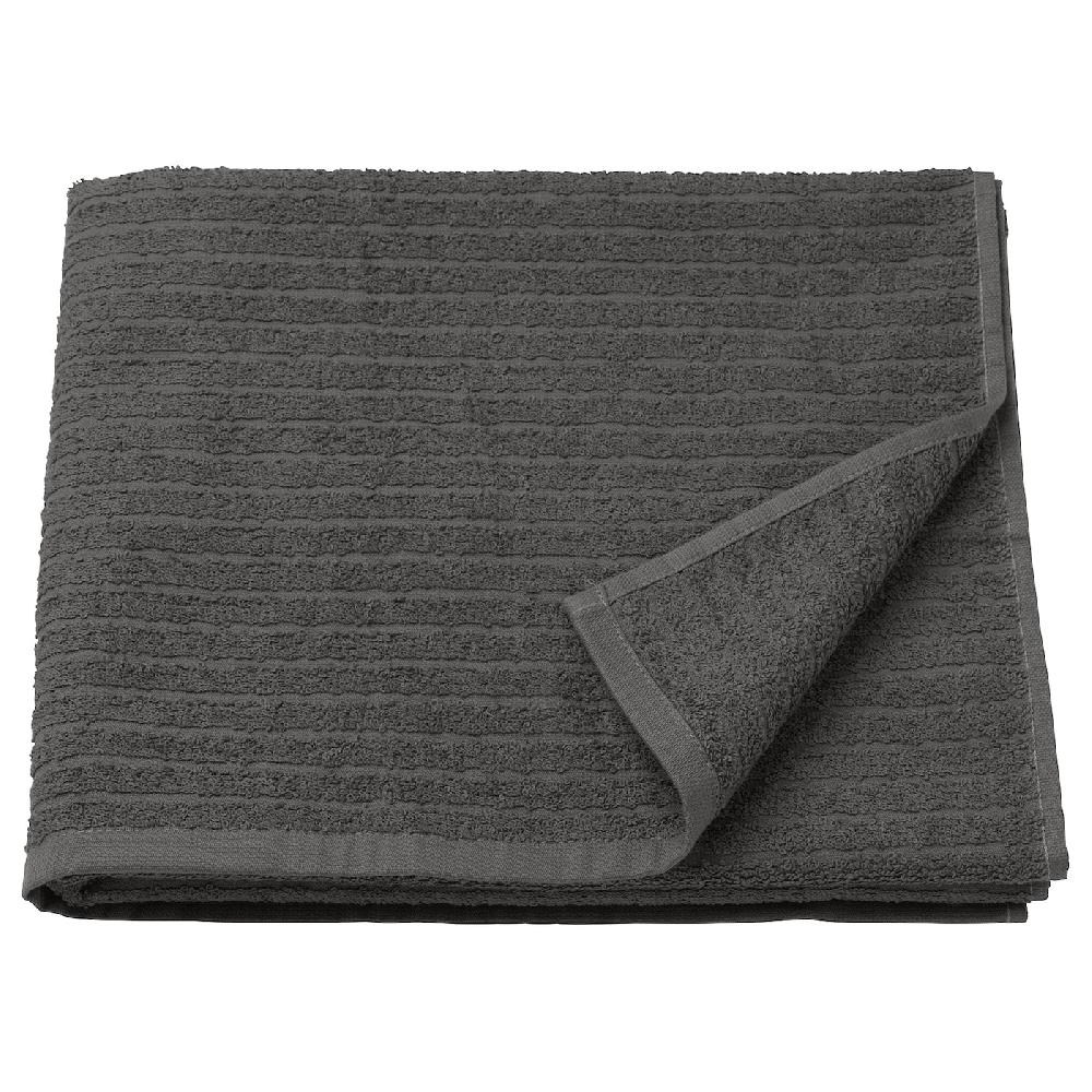 IKEA VÅGSJÖN Badetuch dunkelgrau 70x140 cm