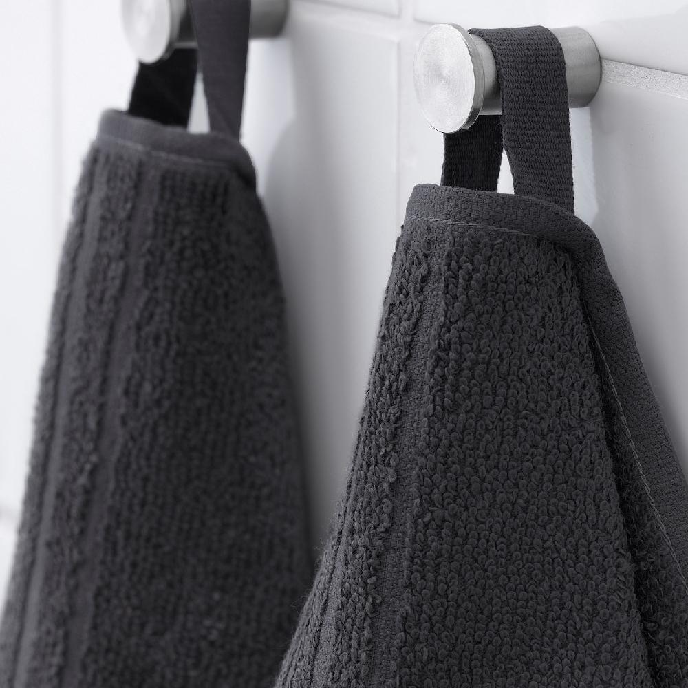 IKEA VÅGSJÖN Badetuch dunkelgrau 70x140 cm Angebote