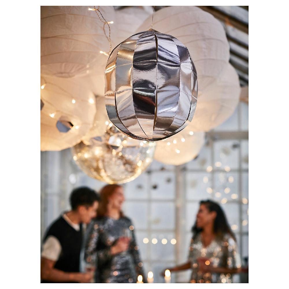 IKEA FRÖJDA Hängedekoration Chromeffekt 30 cm Kostenloser Versand