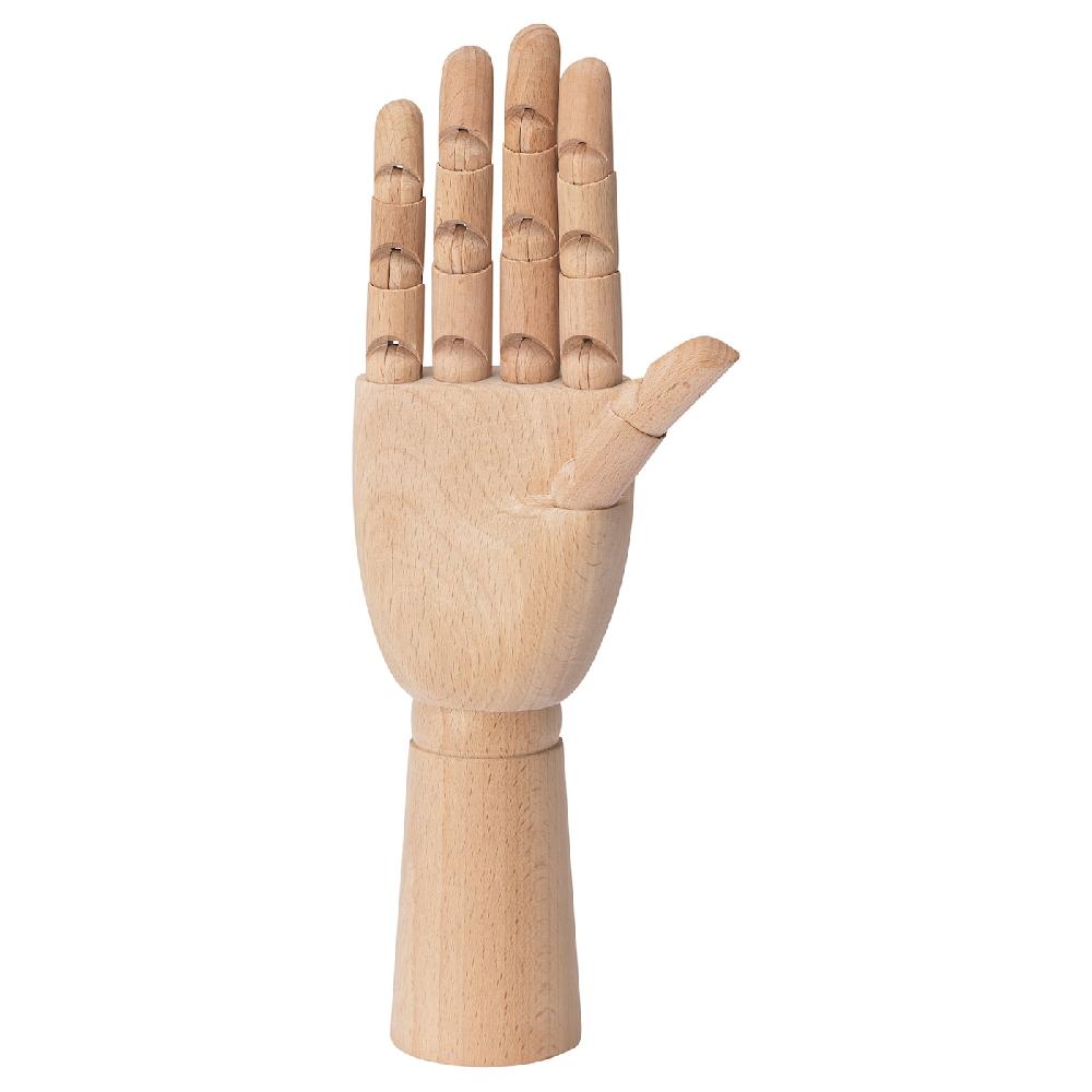 IKEA HANDSKALAD Dekoration Hand naturfarben