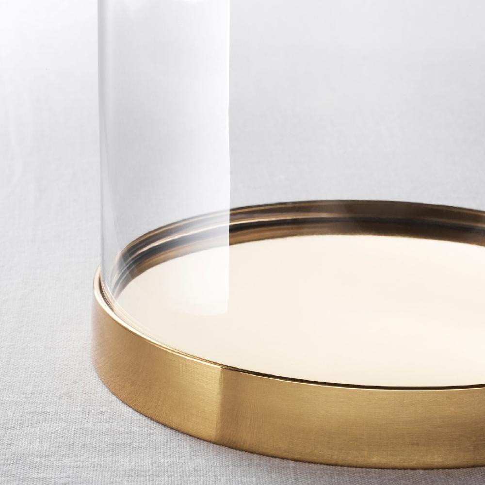IKEA BEGÅVNING Glasglocke mit Teller 26 cm Sonderangebot