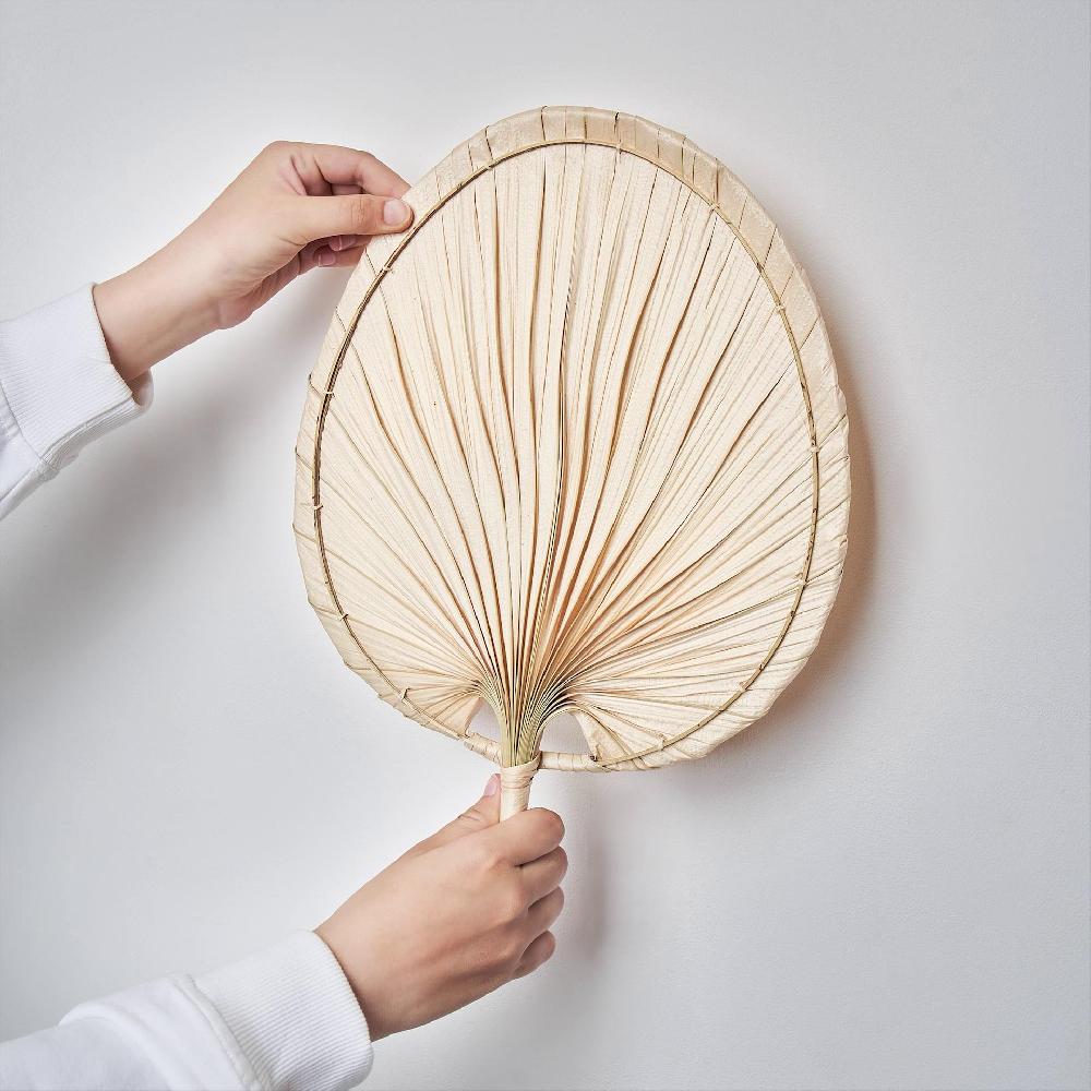 IKEA MOLNSKOG Wanddekoration 2er-Set Palmenblatt Handarbeit Günstig kaufen