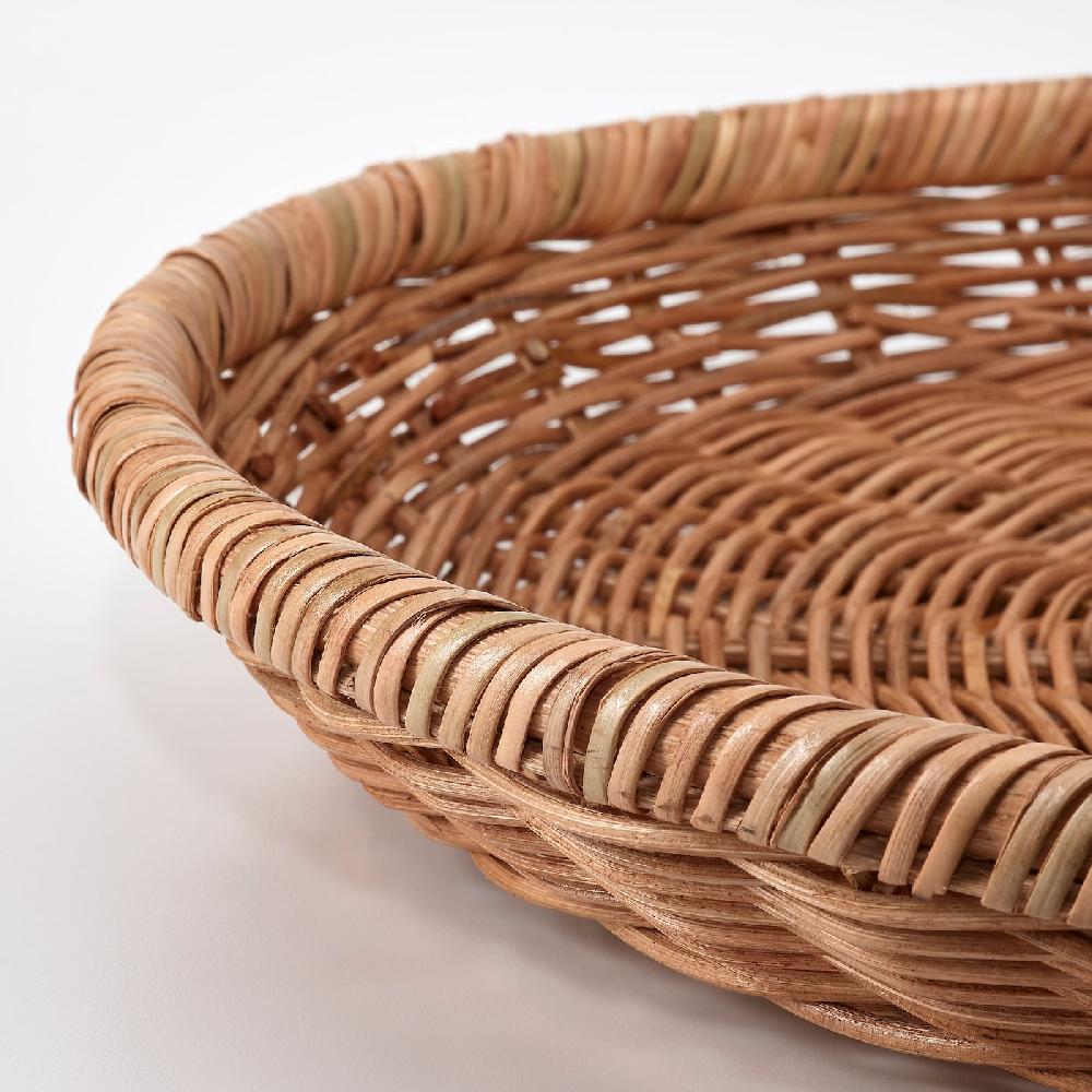 IKEA NÖJAKTIG Dekoschale Rattan 43 cm Preisnachlass