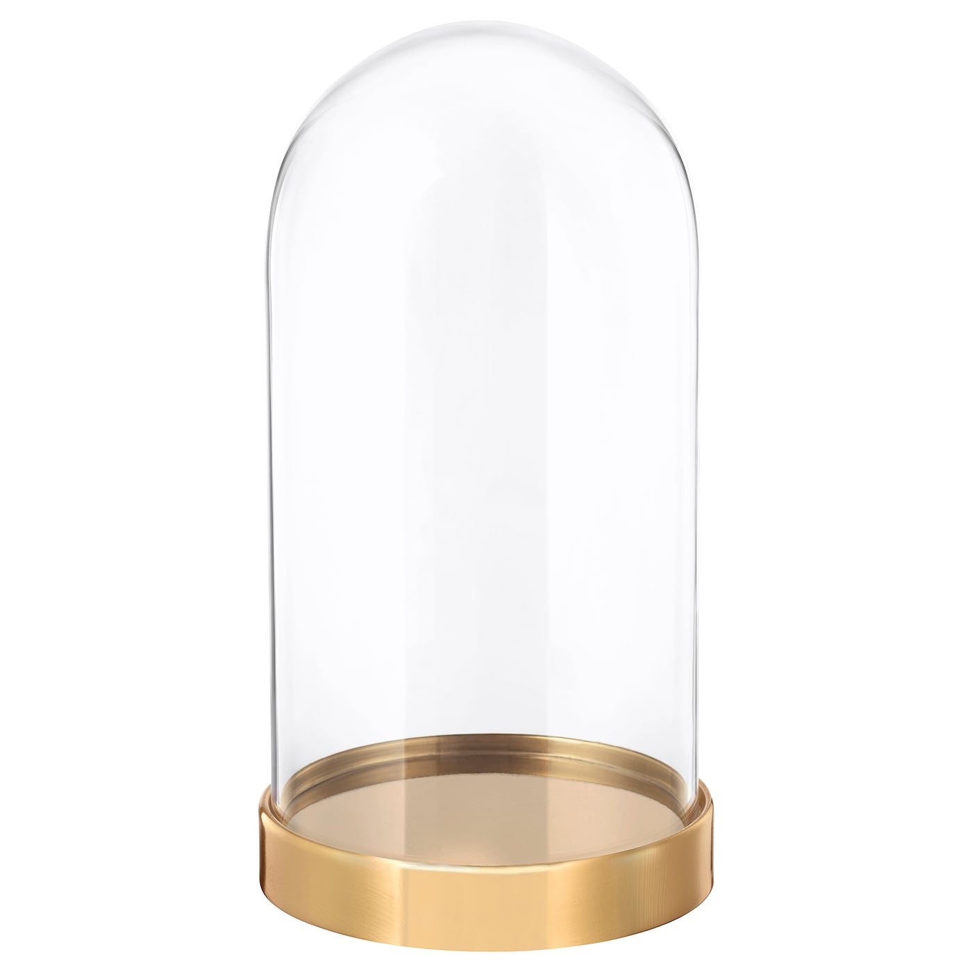 IKEA BEGÅVNING Glasglocke mit Teller 19 cm