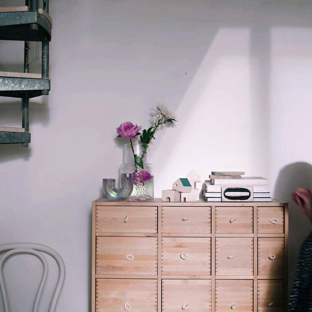 IKEA FÄLTLÖNN Dekoration Haus 3er-Set Massivholz/bunt Weihnachtsangebot