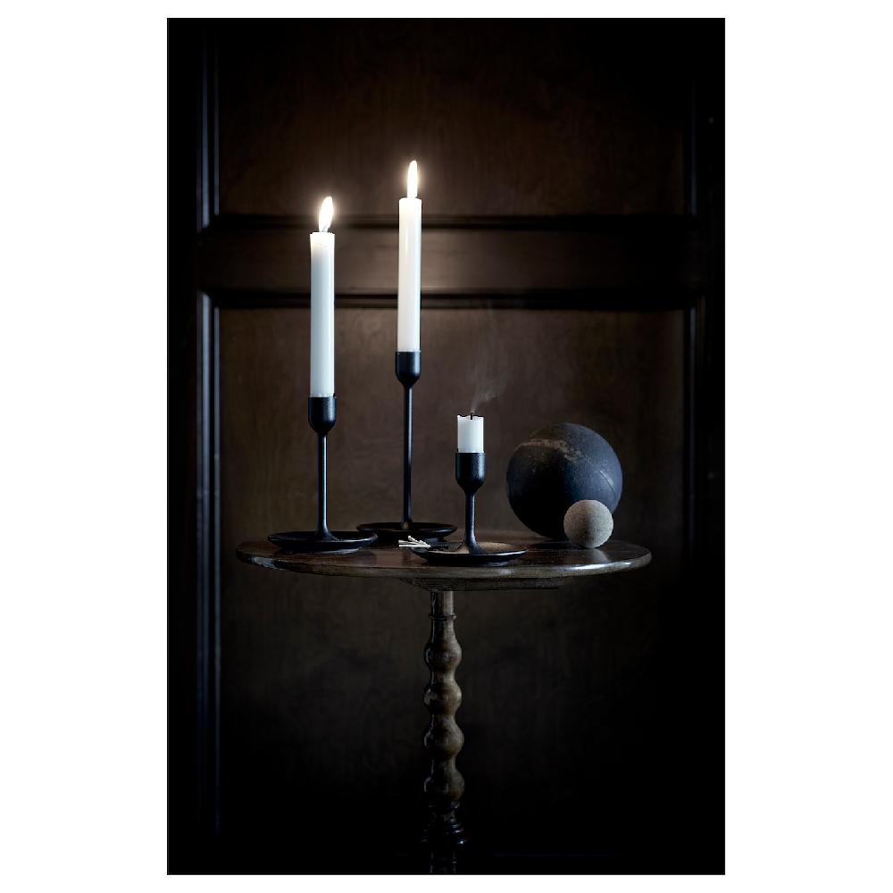 IKEA FULLTALIG Kerzenständer 3er-Set schwarz Top Angebot