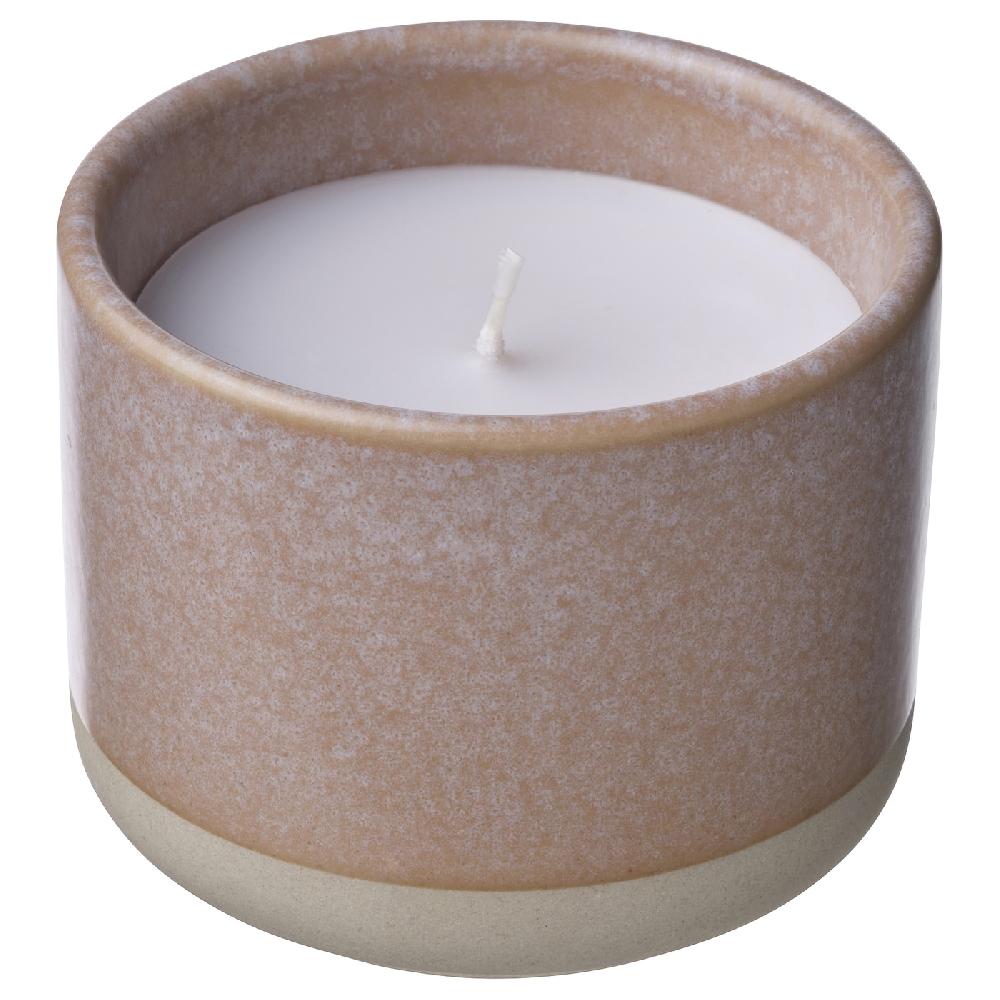 IKEA LUGNARE Duftkerze im Keramikglas Jasmin/rosa 25 Std