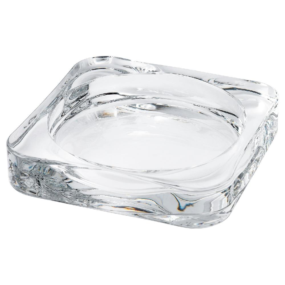 IKEA GLASIG Kerzen-/Dekoschale Klarglas 10x10 cm