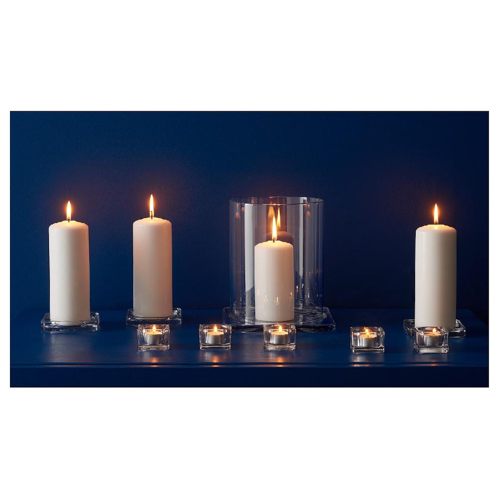 IKEA GLASIG Kerzen-/Dekoschale Klarglas 10x10 cm Blitzangebot