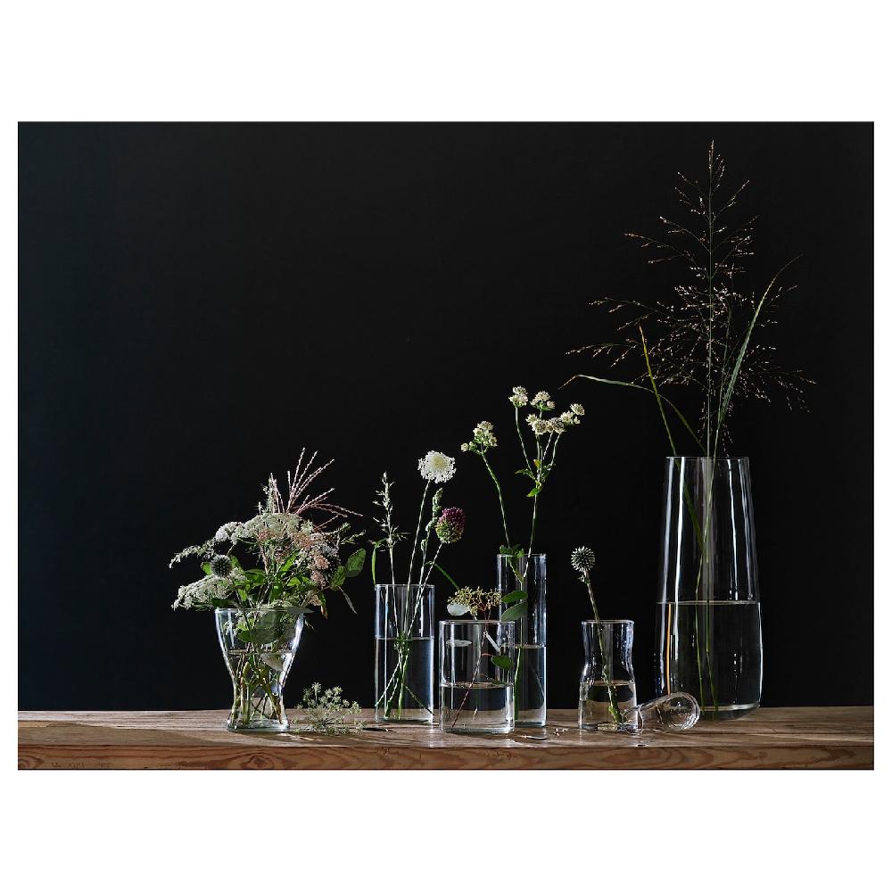 IKEA CYLINDER Vase 3er-Set Klarglas Bestseller