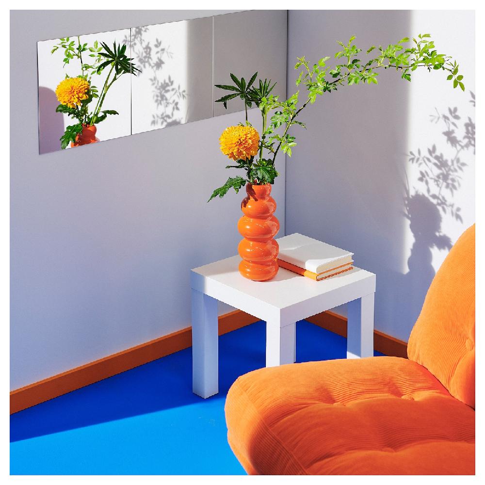 IKEA KÄLLARHALS Vase orange 26 cm Räumungsverkauf