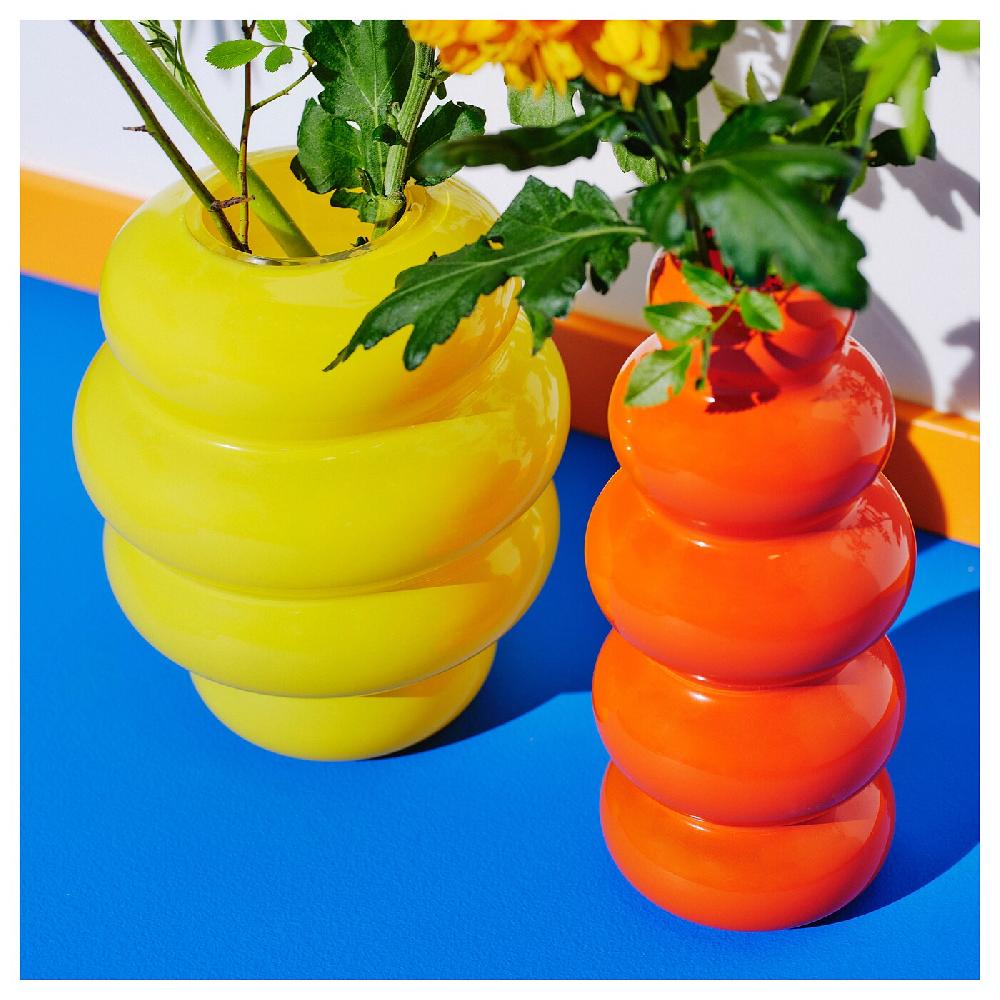 IKEA KÄLLARHALS Vase orange 26 cm Räumungsverkauf