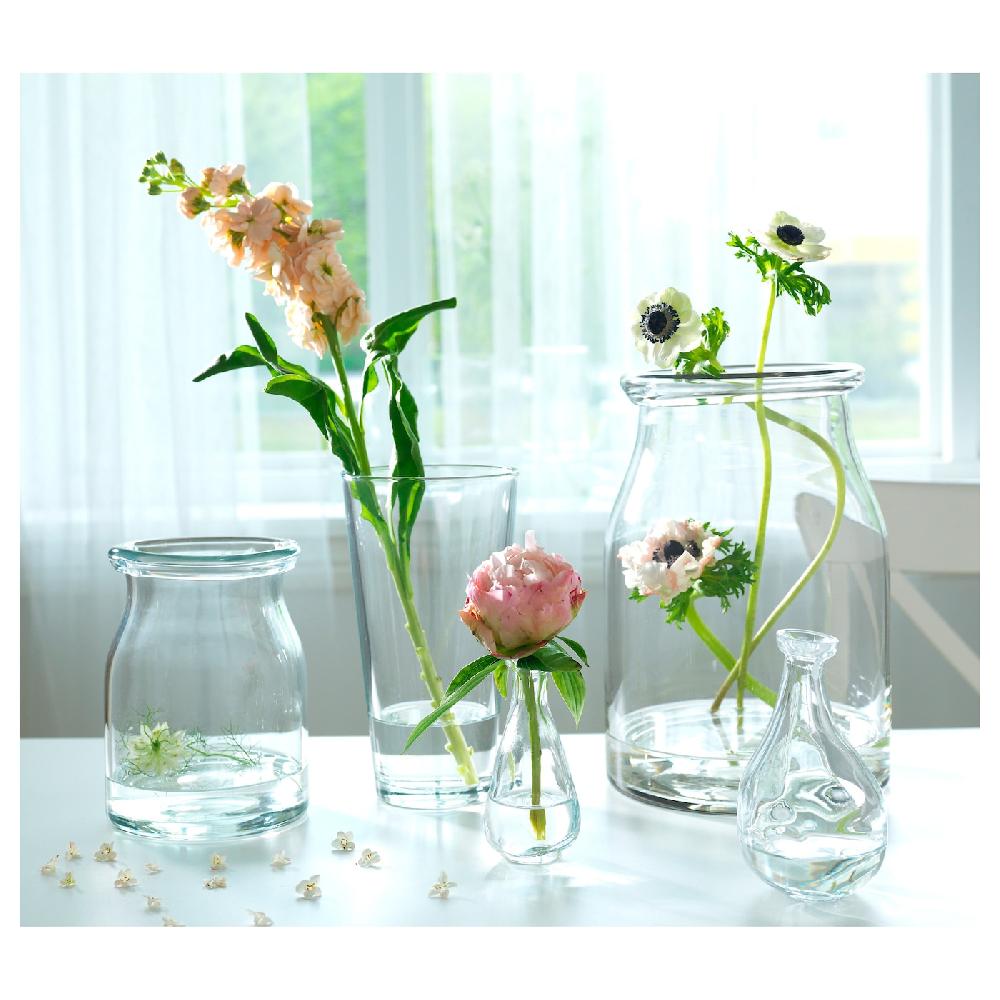 IKEA BEGÄRLIG Vase Klarglas 29 cm Tägliche Deals