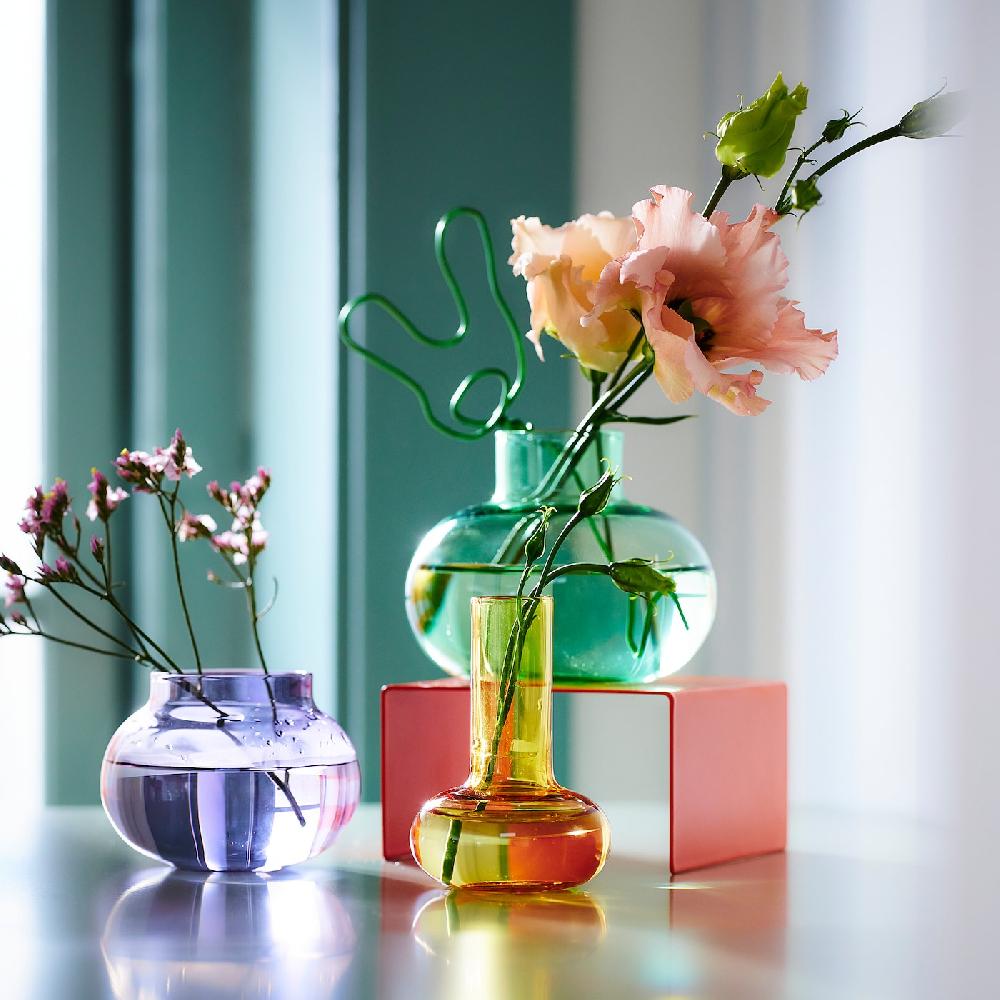 IKEA TJÄRLEK Vase 3er-Set bunt Riesige Ersparnisse
