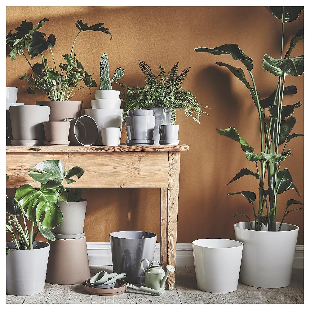 IKEA SOJABÖNA Übertopf weiß 9 cm zollfrei