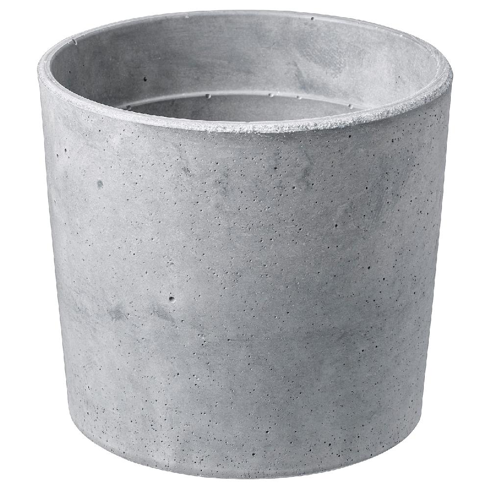IKEA BOYSENBÄR Übertopf drinnen/draußen hellgrau 12 cm