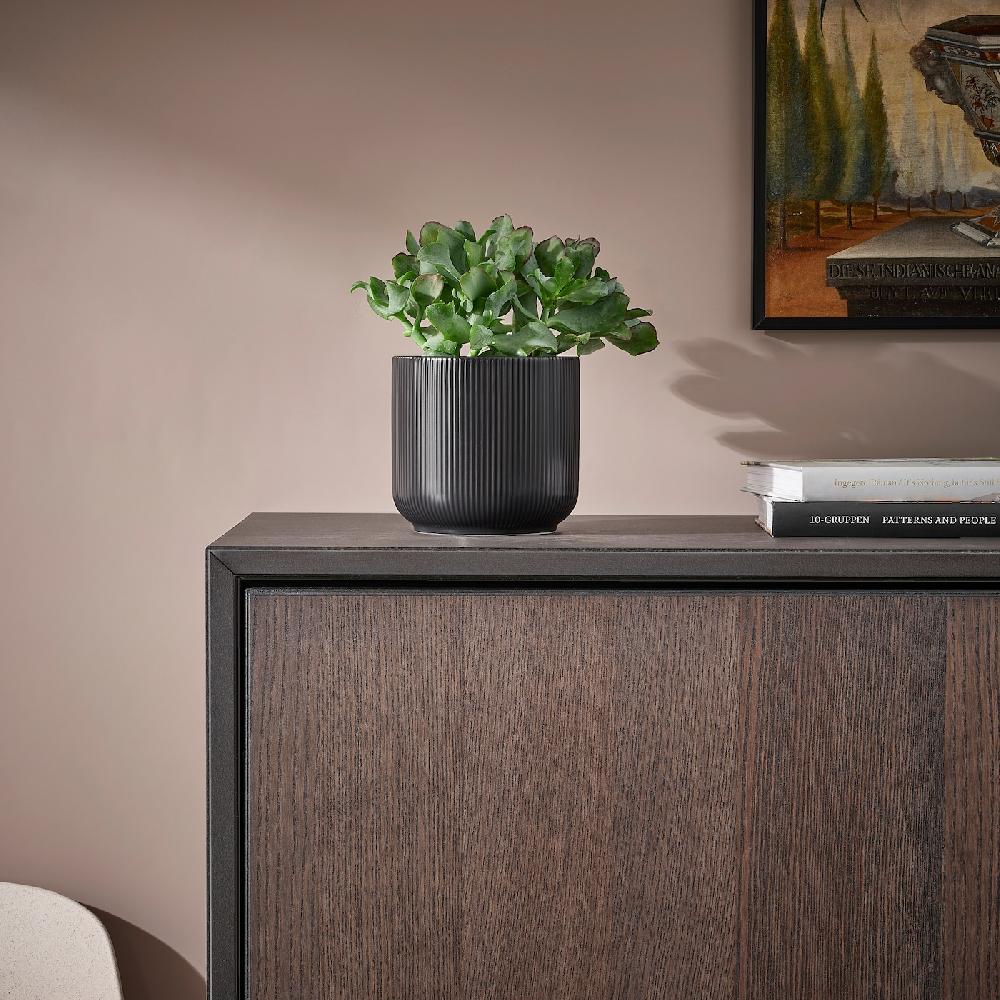 IKEA GRADVIS Übertopf drinnen/draußen schwarz 12 cm Outlet