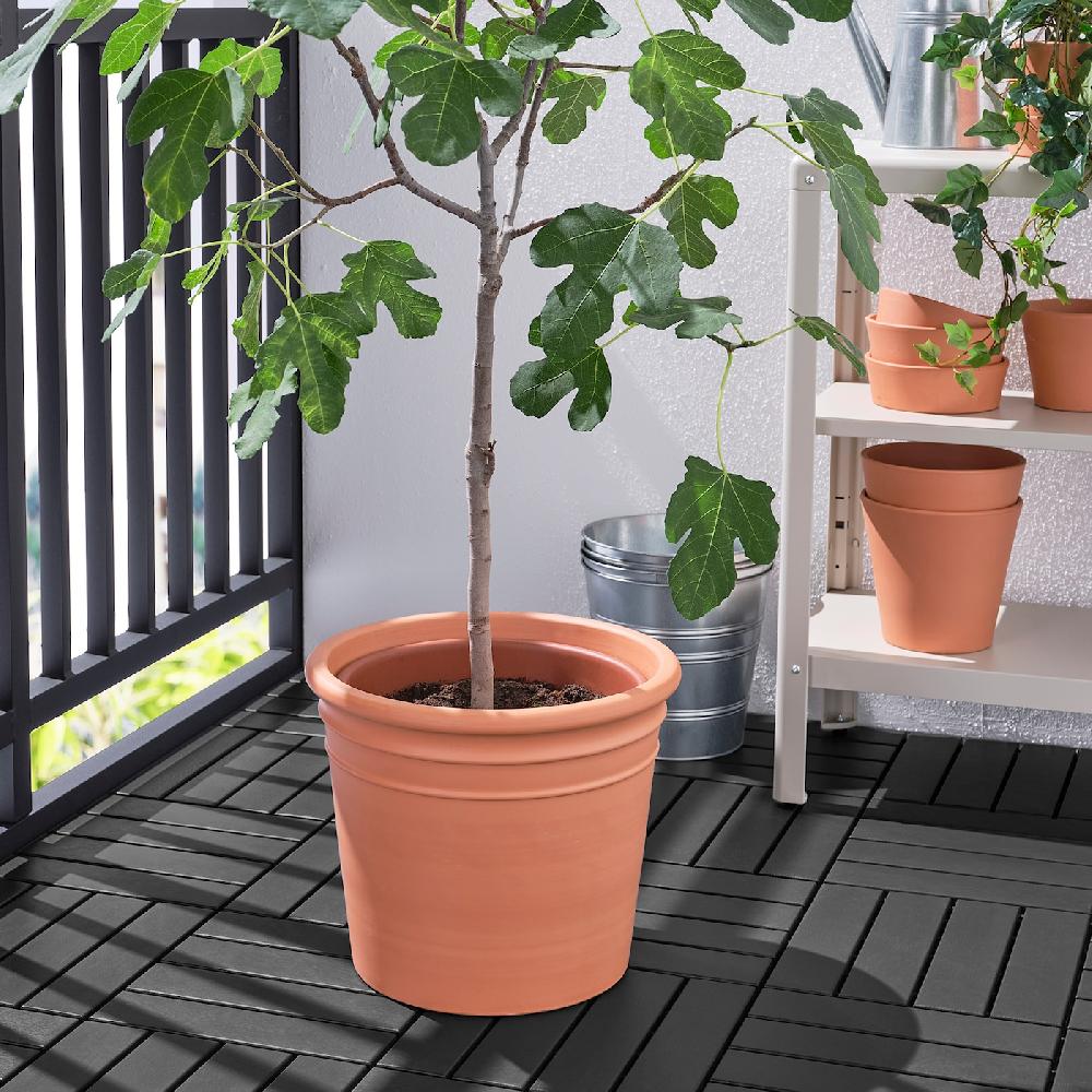 IKEA CURRYBLAD Blumentopf für draußen Terrakotta 35 cm im Angebot