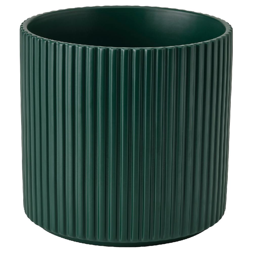 IKEA DAKSJUS Blumentopf dunkelgrün 12 cm Fabrik Onlineshop