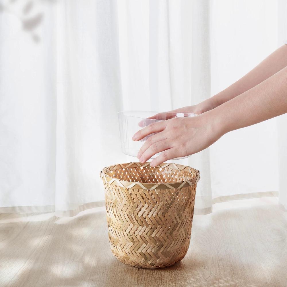 IKEA KLYNNON Übertopf Handarbeit Bambus 9 cm Sonderangebot
