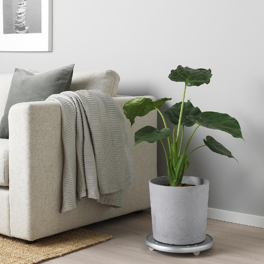 IKEA BOYSENBÄR Übertopf drinnen/draußen hellgrau 24 cm Rabatt
