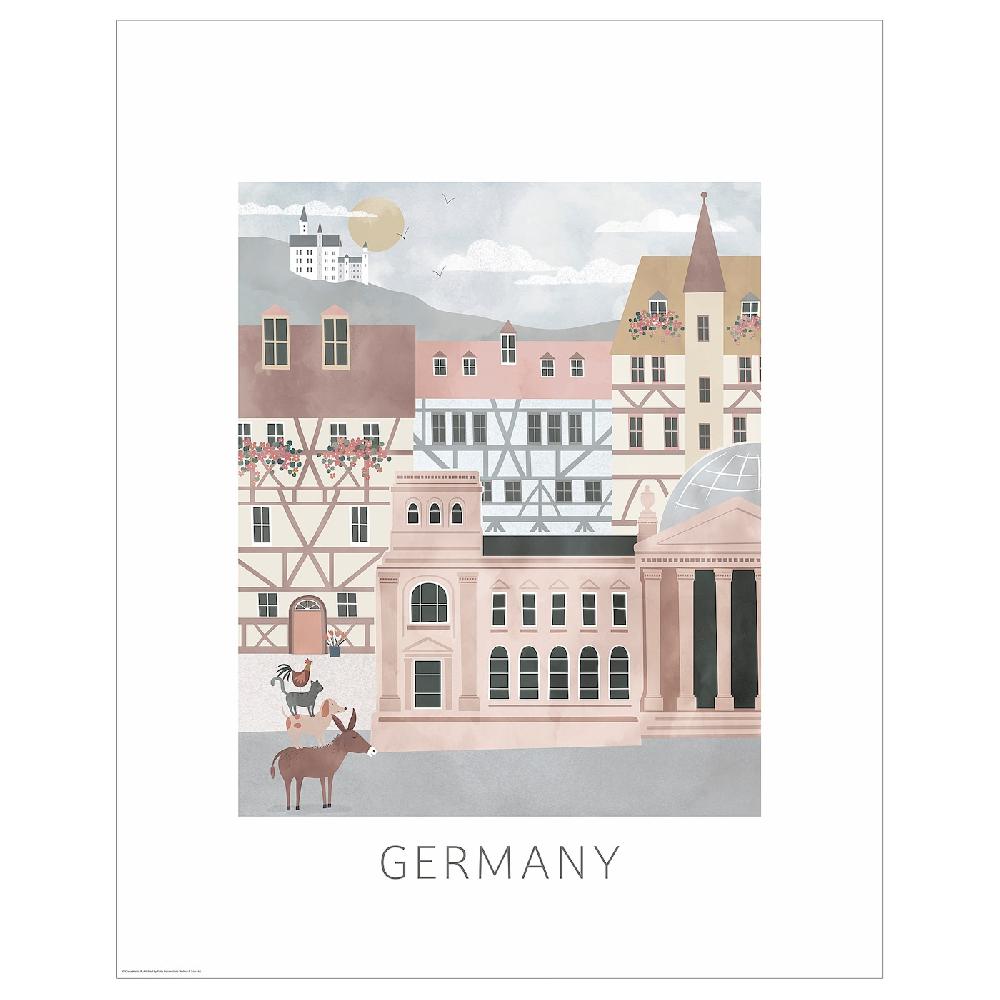 IKEA BILD Bild Illustration Deutschland 40x50 cm