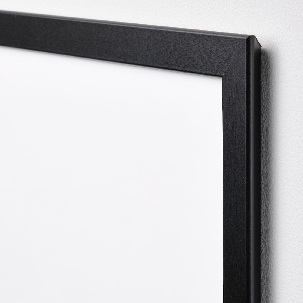 IKEA FISKBO Rahmen schwarz 50x70 cm Begrenztes Angebot