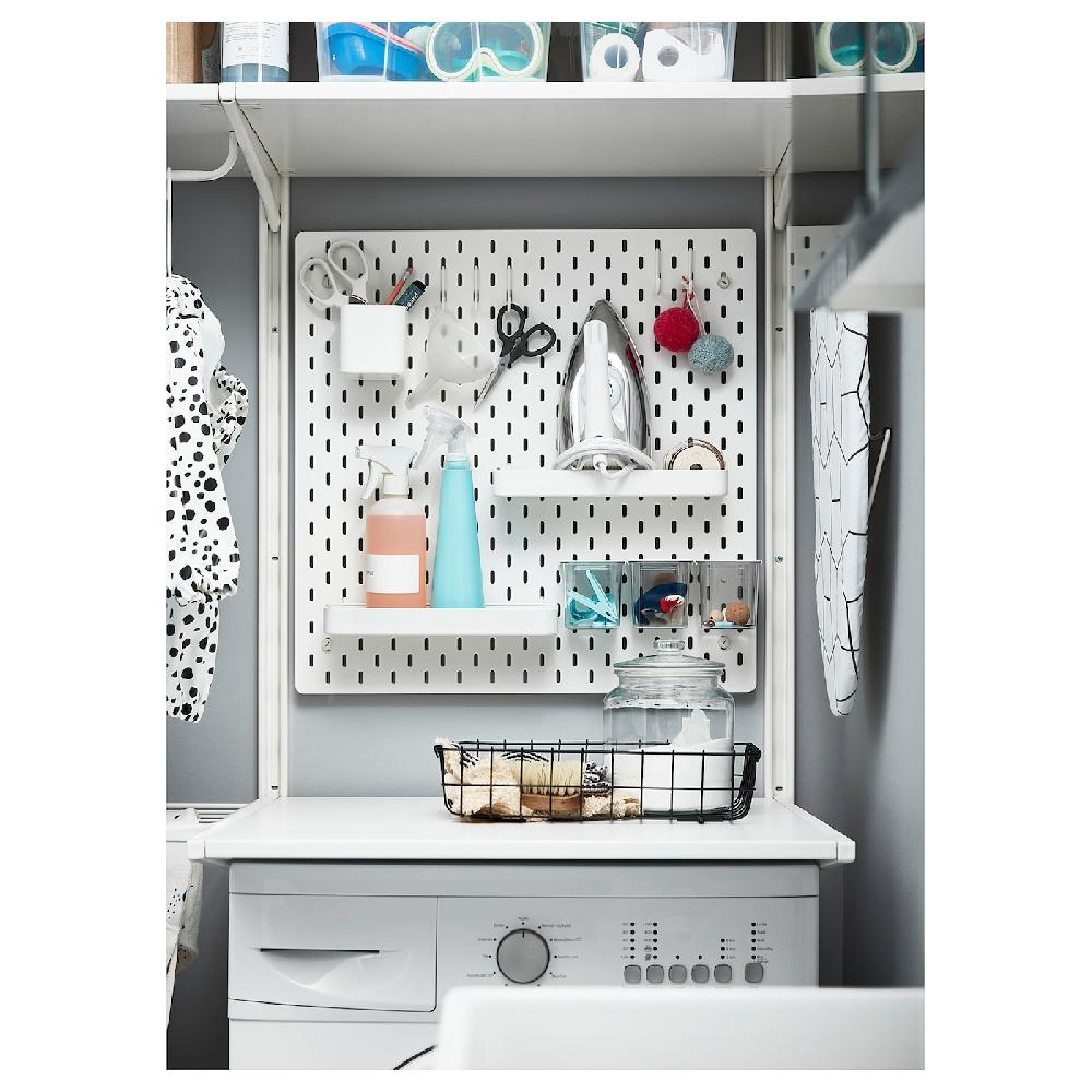 IKEA SKÅDIS Lochplatte weiß 56x56 cm Muttertagsangebot