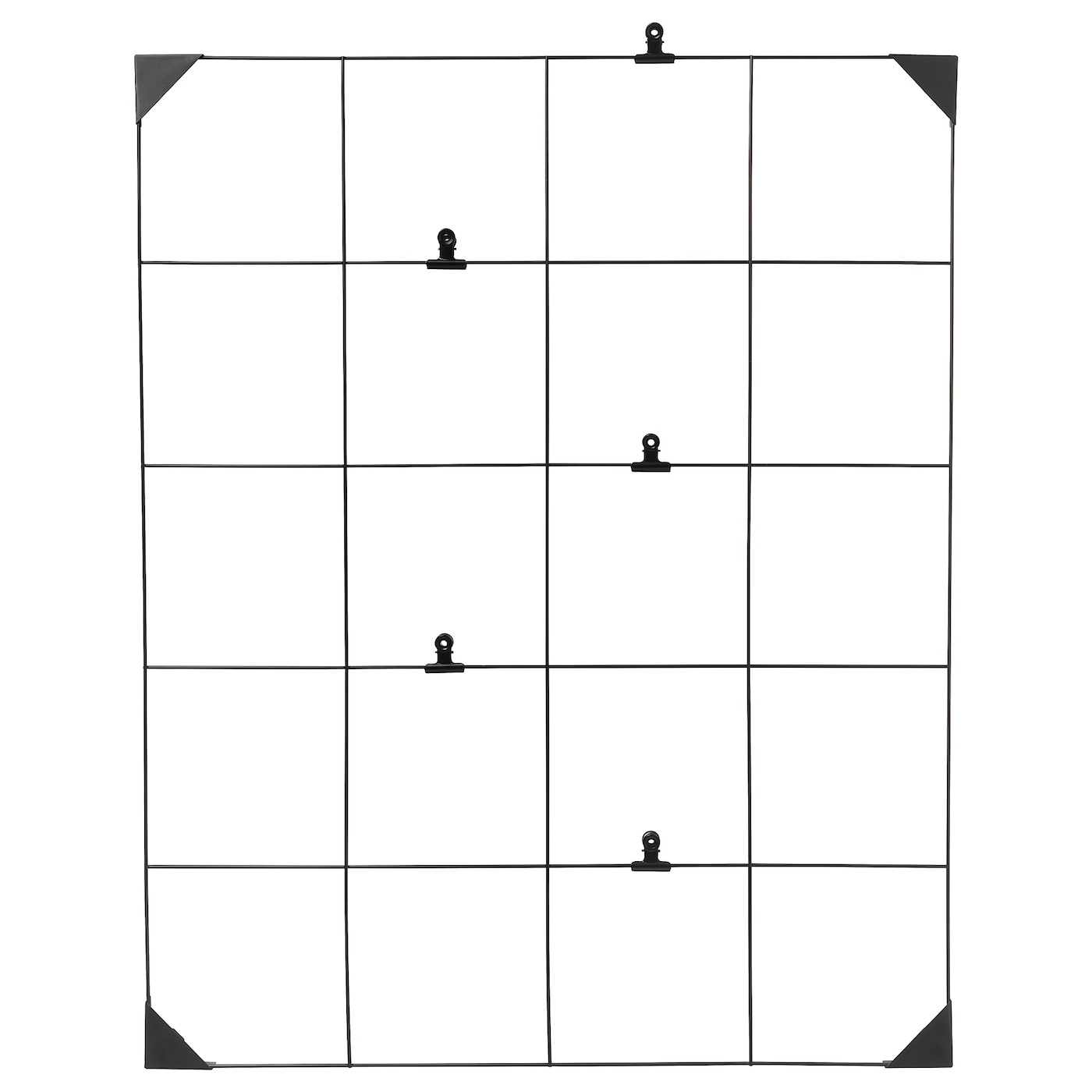 IKEA SÖSDALA Notizgitter mit Clips schwarz 60x75 cm Jubiläumsangebot