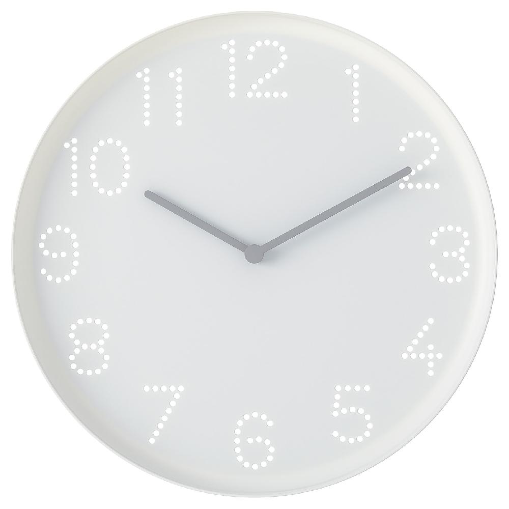 IKEA TROMMA Wanduhr weiß 25 cm Tiefpreis