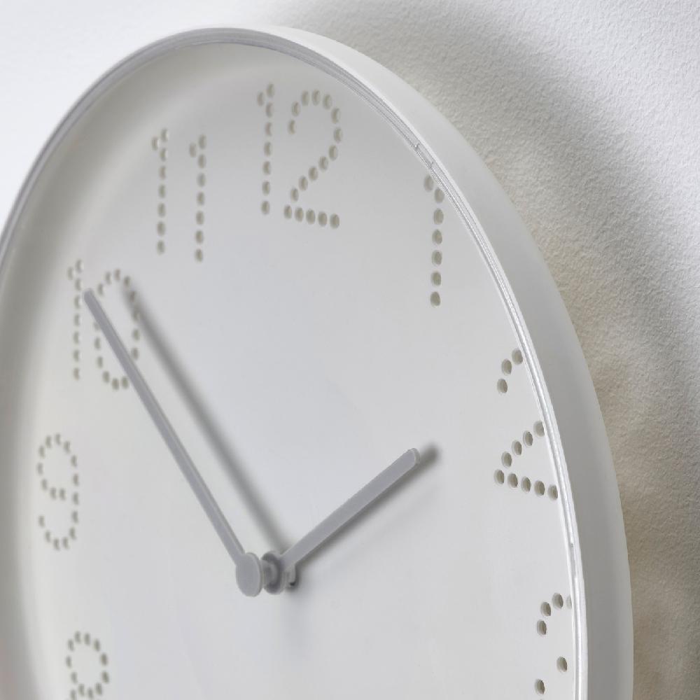 IKEA TROMMA Wanduhr weiß 25 cm Tiefpreis