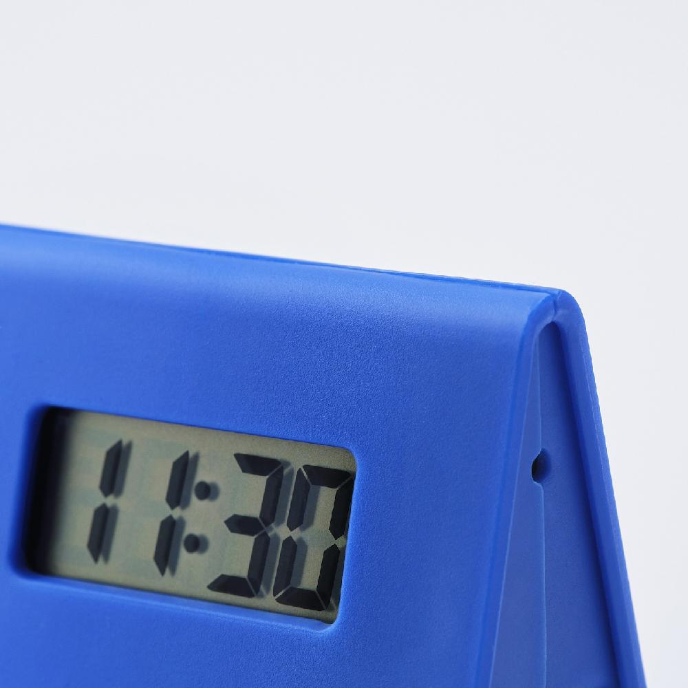 IKEA KUPONG Wecker leuchtend blau 7x6 cm Super Sparpreis