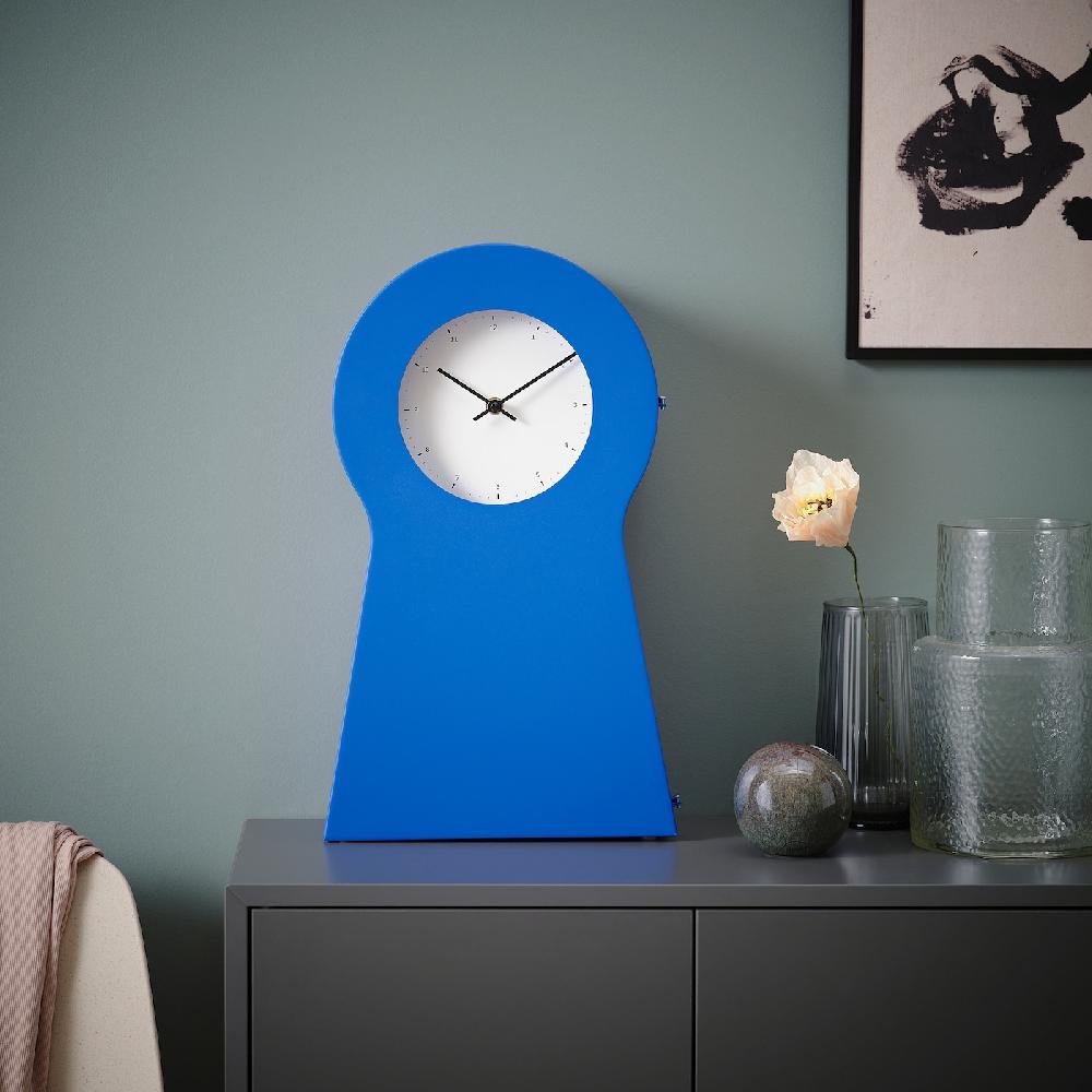 IKEA IKEA PS 1995 Uhr blau 48 cm Kostenlose Rückgabe