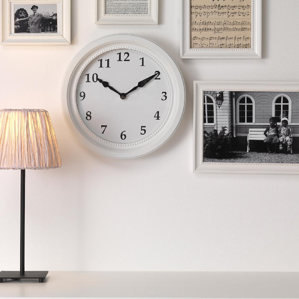 IKEA SÖNDRUM Wanduhr weiß 35 cm Letzte 3 Tage