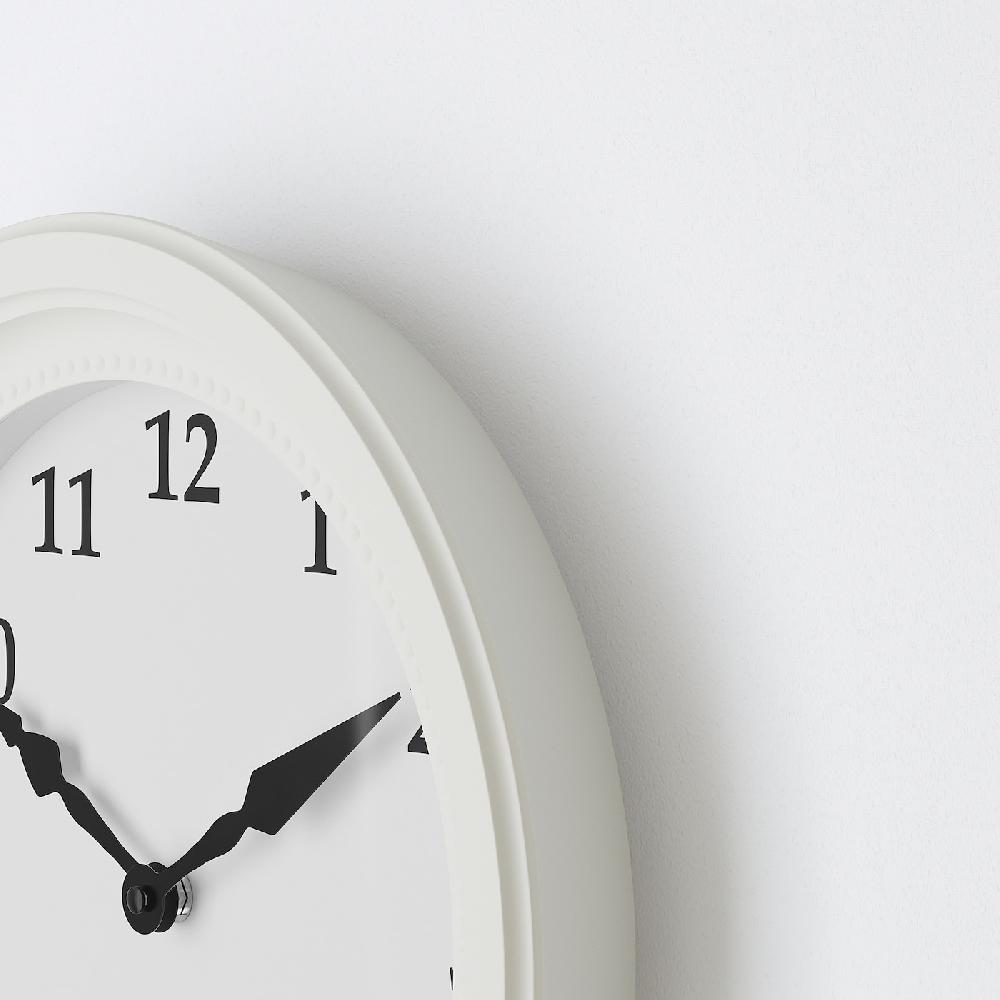 IKEA SÖNDRUM Wanduhr weiß 35 cm Letzte 3 Tage