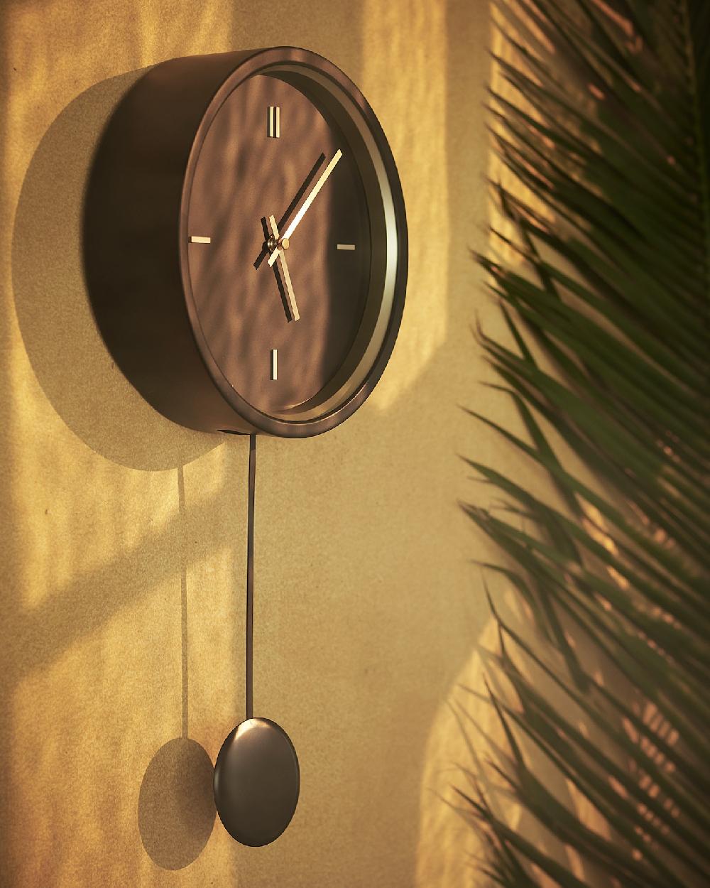 IKEA STURSK Wanduhr schwarz 26 cm Letzte 2 Tage
