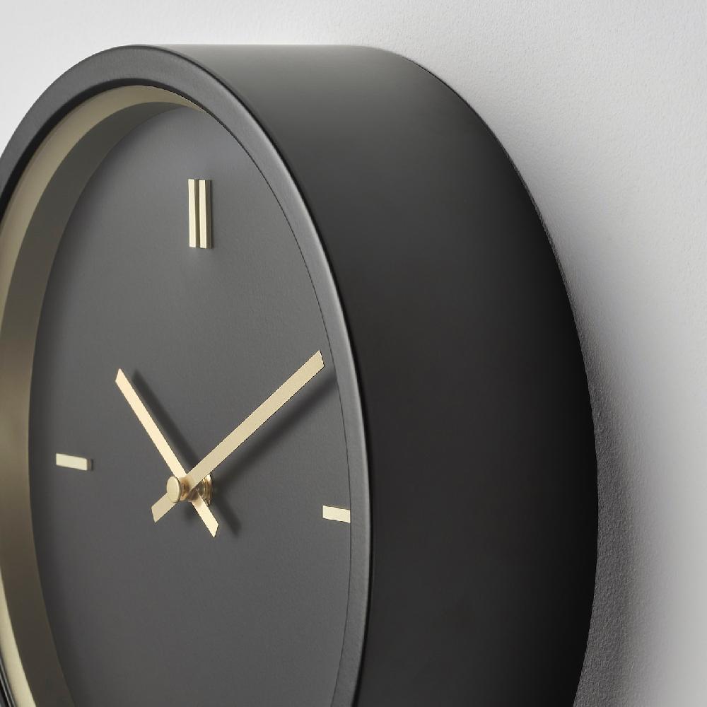 IKEA STURSK Wanduhr schwarz 26 cm Letzte 2 Tage