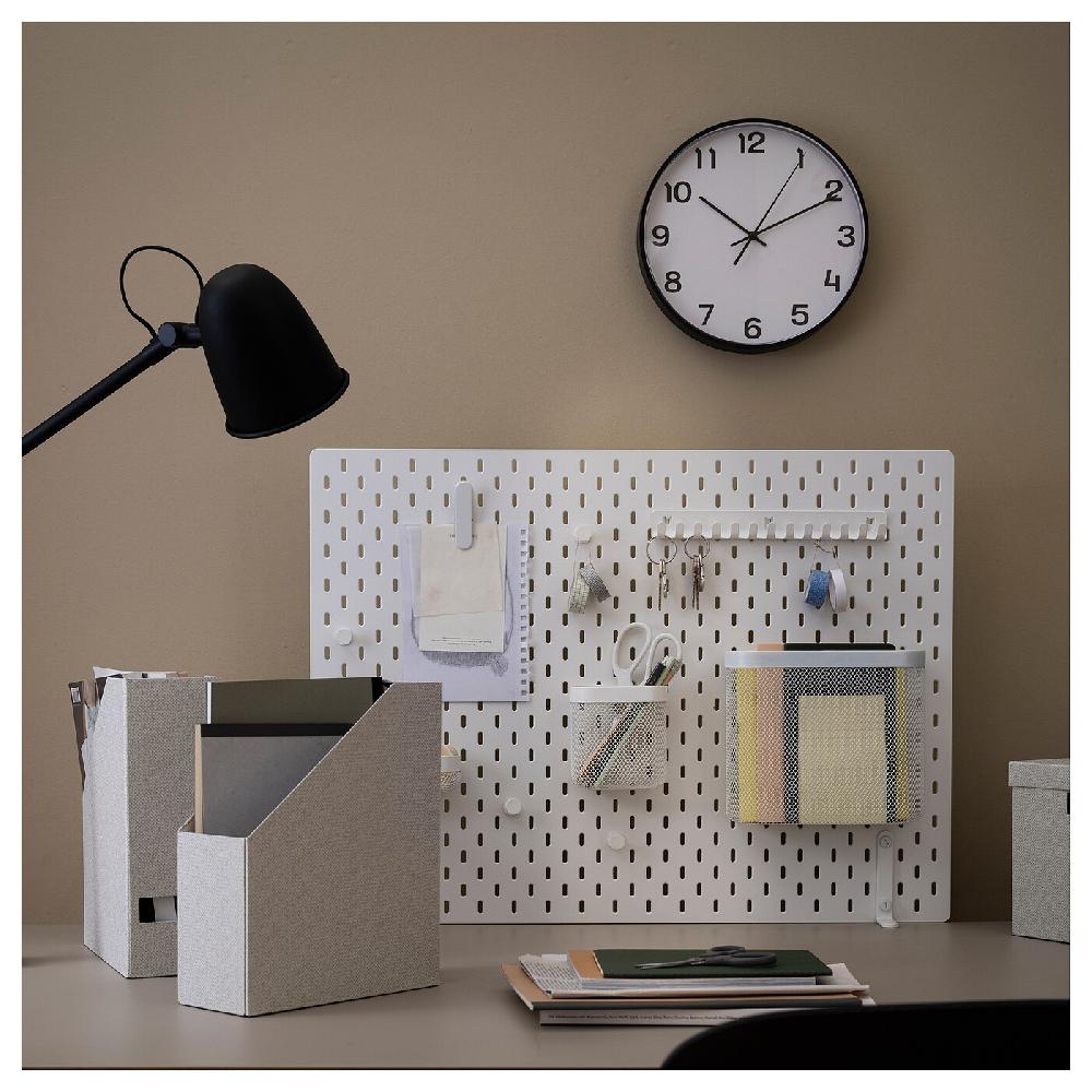 IKEA PLUTTIS Wanduhr schwarz 28 cm Zeitbegrenzte Promotion