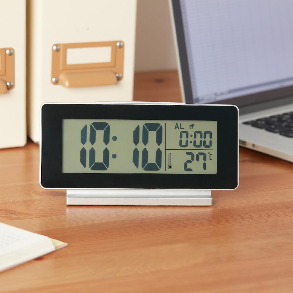 IKEA FILMIS Uhr/Thermometer/Wecker schwarz 16.5x9 cm Bis zu 50% Rabatt