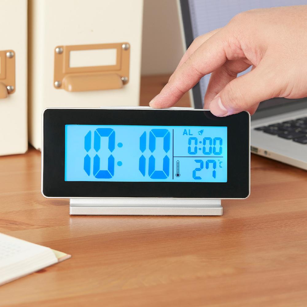 IKEA FILMIS Uhr/Thermometer/Wecker schwarz 16.5x9 cm Bis zu 50% Rabatt