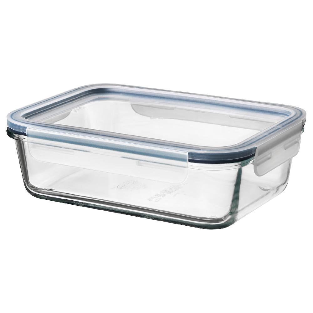 IKEA IKEA 365+ Vorratsbehälter mit Deckel rechteckig Glas/Kunststoff 1.0 l