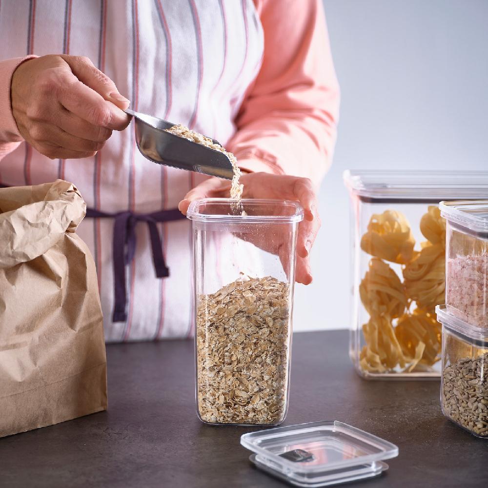 IKEA KORALLVIPPA Vorratsbehälter mit Deckel 6er-Set transparent Bis zu 65% Rabatt