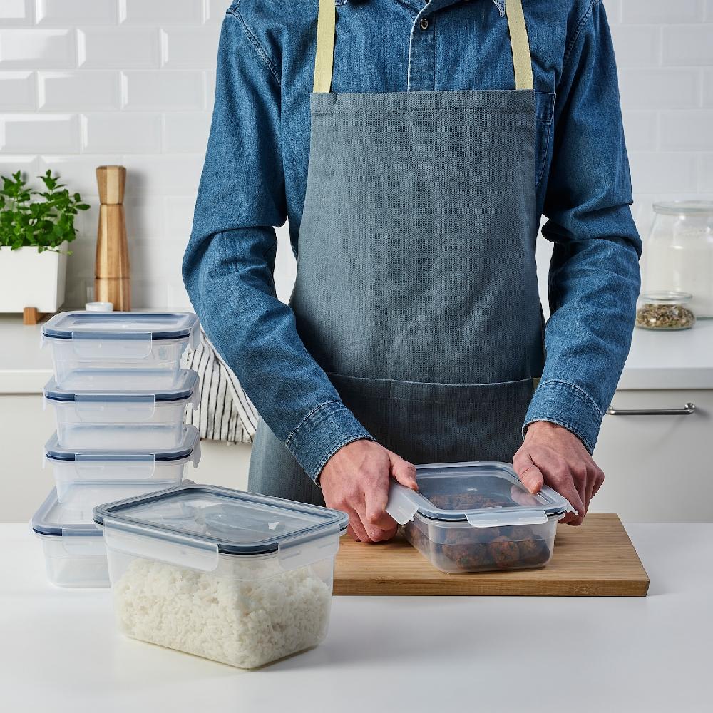 IKEA IKEA 365+ Dose mit Deckel 6er-Set Kunststoff Nur für heute